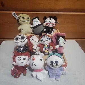 10 Pieces Nightmare Before Christmas Monogram International Blind Bag Plush Clip